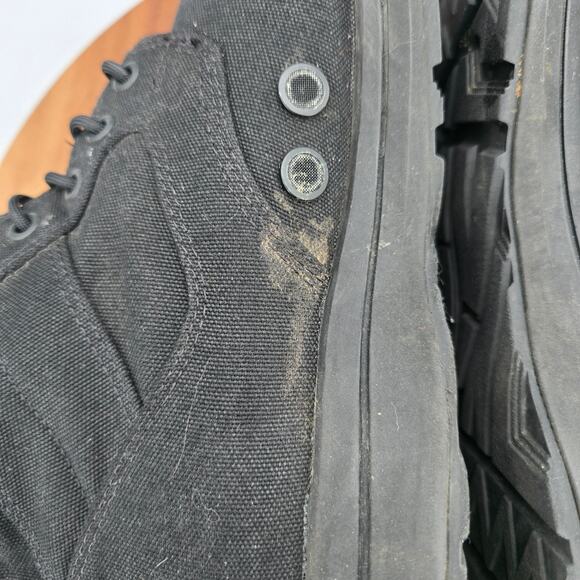Goruck Jedburgh Boots Mens 8 Black Canvas Combat Outdoor Rucking Tactical